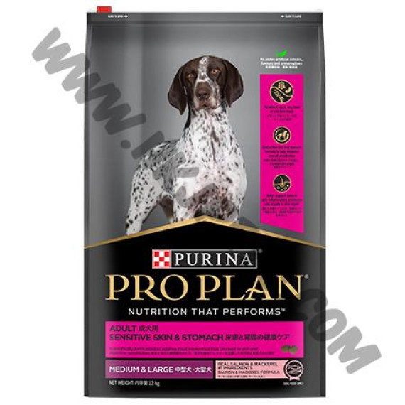 Pro Plan 成犬 敏感皮膚及腸胃配方 (12公斤)