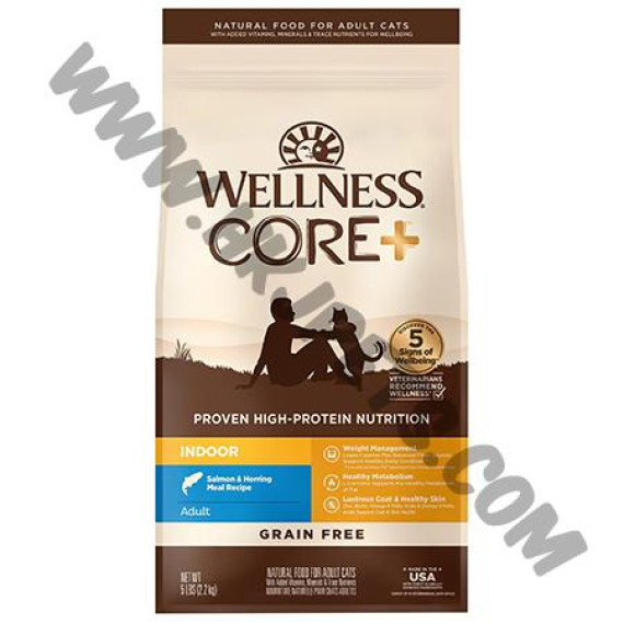 Wellness 貓糧 CORE 室內除臭 海洋魚配方 (5磅)