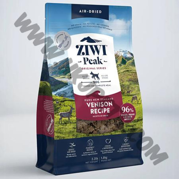 ZiwiPeak 狗料理 風乾脫水無縠物 鹿肉配方 (1公斤)