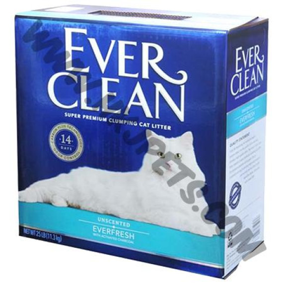 Ever Clean 貓砂 活性炭粗粒配方 (藍色，25磅)