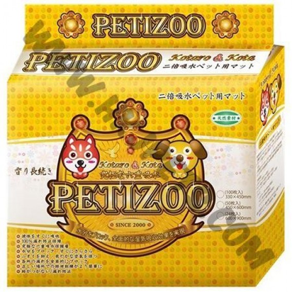 日本 Petizoo 厚型香薰地墊 (33厘米x45厘米 100片) (DC)