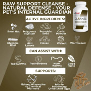 Raw Support CLEANSE 天然除蟲素 (膠囊，30粒)