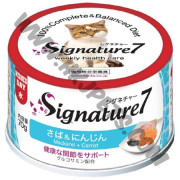 Signature7 貓貓無穀物主食罐 骨骼健康 鯖魚拼紅蘿蔔 (Wed，70克)