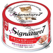 Signature7 貓貓無穀物主食罐 體重控制 雞肉，鮮蝦拼蟹肉 (Tue，70克)