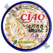 日本 CIAO 貓罐頭 雞肉加雞軟骨 (A-40，85克)