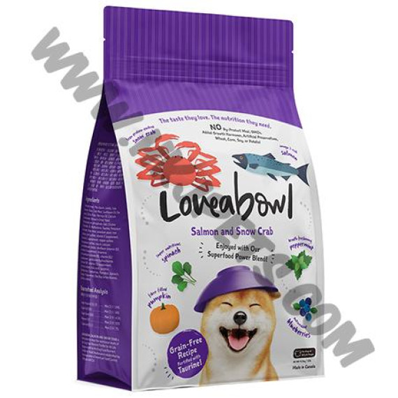 Loveabowl 無穀物 全犬種 三文魚雪蟹 海鮮配方 (1.4公斤)