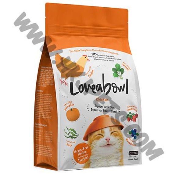 Loveabowl 無穀物 全貓種 走地雞配方 (4.08公斤)