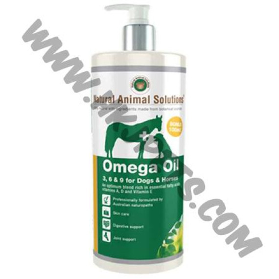 Natural Animal Solutions 狗或馬匹用奧米加3，6&9 油 (1公升)