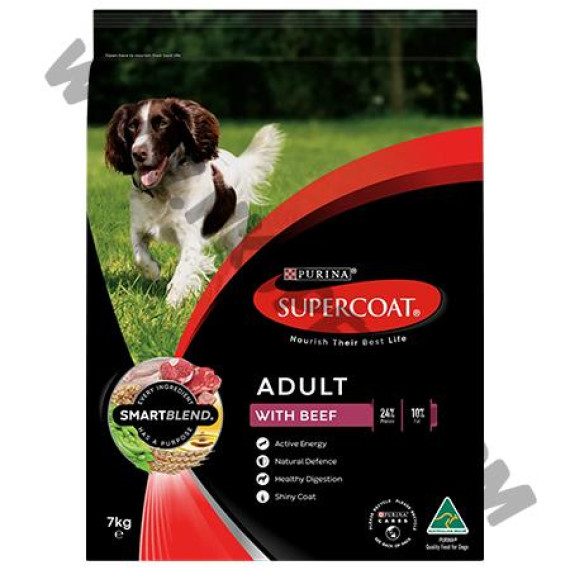 Supercoat 經濟成犬乾糧 牛肉配方 (7公斤)