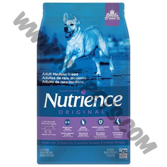 Nutrience Original 經典系列 狗狗 成犬羊肉糙米配方 (25磅)