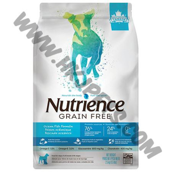 Nutrience Grain Free 無穀物系列 全犬 多種魚配方 (5.5磅)