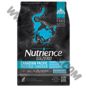 Nutrience Subzero系列 全貓 無穀物 Canadian Pacific  凍乾鮮三文魚鯡魚拼七種魚配方 (藍，11磅)