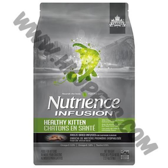 Nutrience Infusion 凍乾內層系列 幼貓 鮮雞肉配方 (5磅)