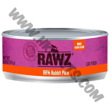 RAWZ 全貓96%肉醬罐 兔肉配方 (155克)