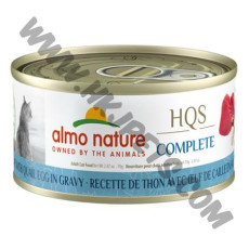 Almo Nature 貓咪主食罐 HQS  吞拿魚鵪鶉配方 (70克)