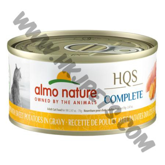 Almo Nature 貓咪主食罐 HQS  雞肉甜薯配方 (70克)