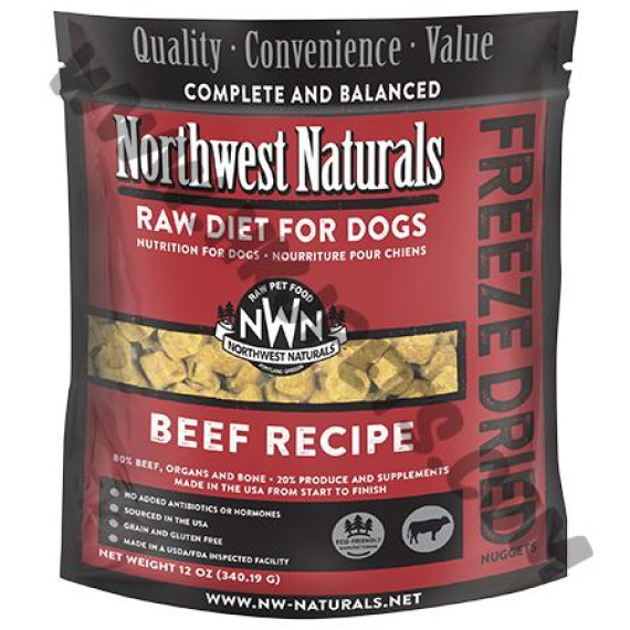 Northwest Naturals 凍乾犬糧 牛肉配方 (340克)