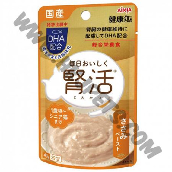 AIXIA 健康罐 腎活貓濕包 雞肉醬 (KJ-2，40克)