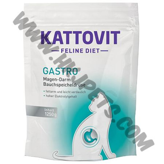 Kattovit Gastro 無麩質易消化低脂腸胃 貓主食乾糧 (1.25公斤)