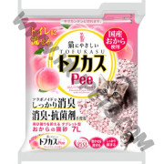 日本 PGT 消臭抗菌圓片豆腐貓砂 (香桃味，7公升)